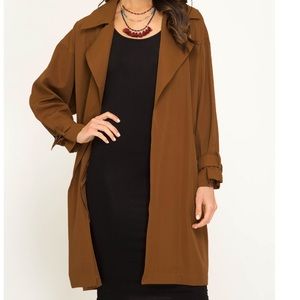 Camel Collared Duster